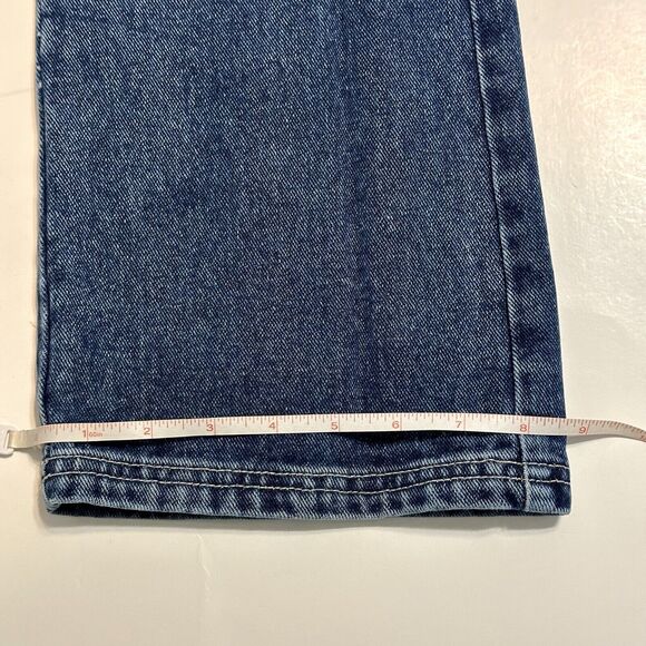 R.V.T. Jean Co Size 9/10 Womens Juniors Jeans Blue Straight Leg Embroidered Y2K - Picture 12 of 16